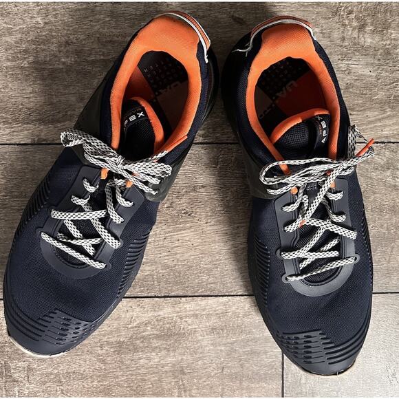 Auburn Tigers Under Armour HOVR Cross Training Shoes Men's Navy/Orange Size 16 - Picture 1 of 9